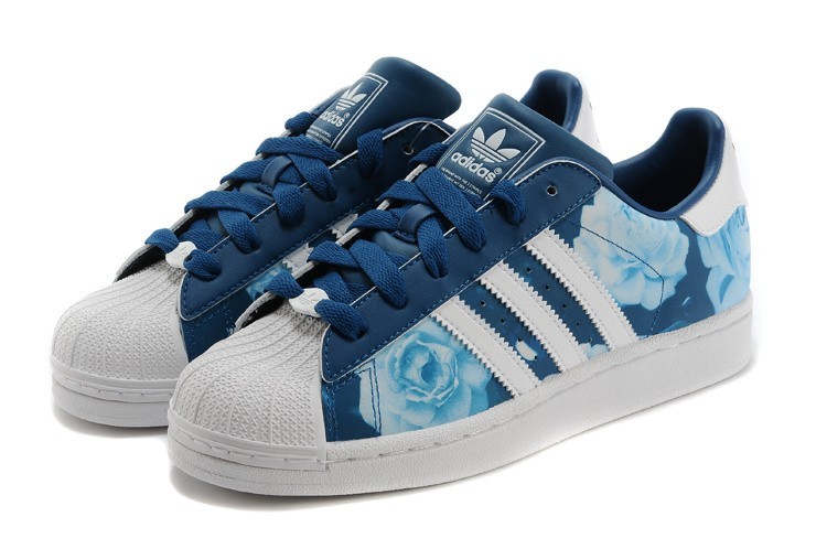 adidas superstar bleu soldes